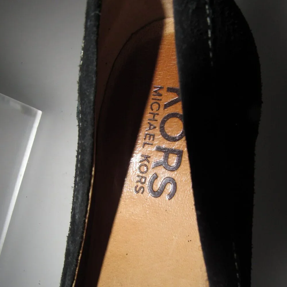 KORS Michael Kors Black Suede Loafers • Size 9.5 M • Classic Chic Shoes